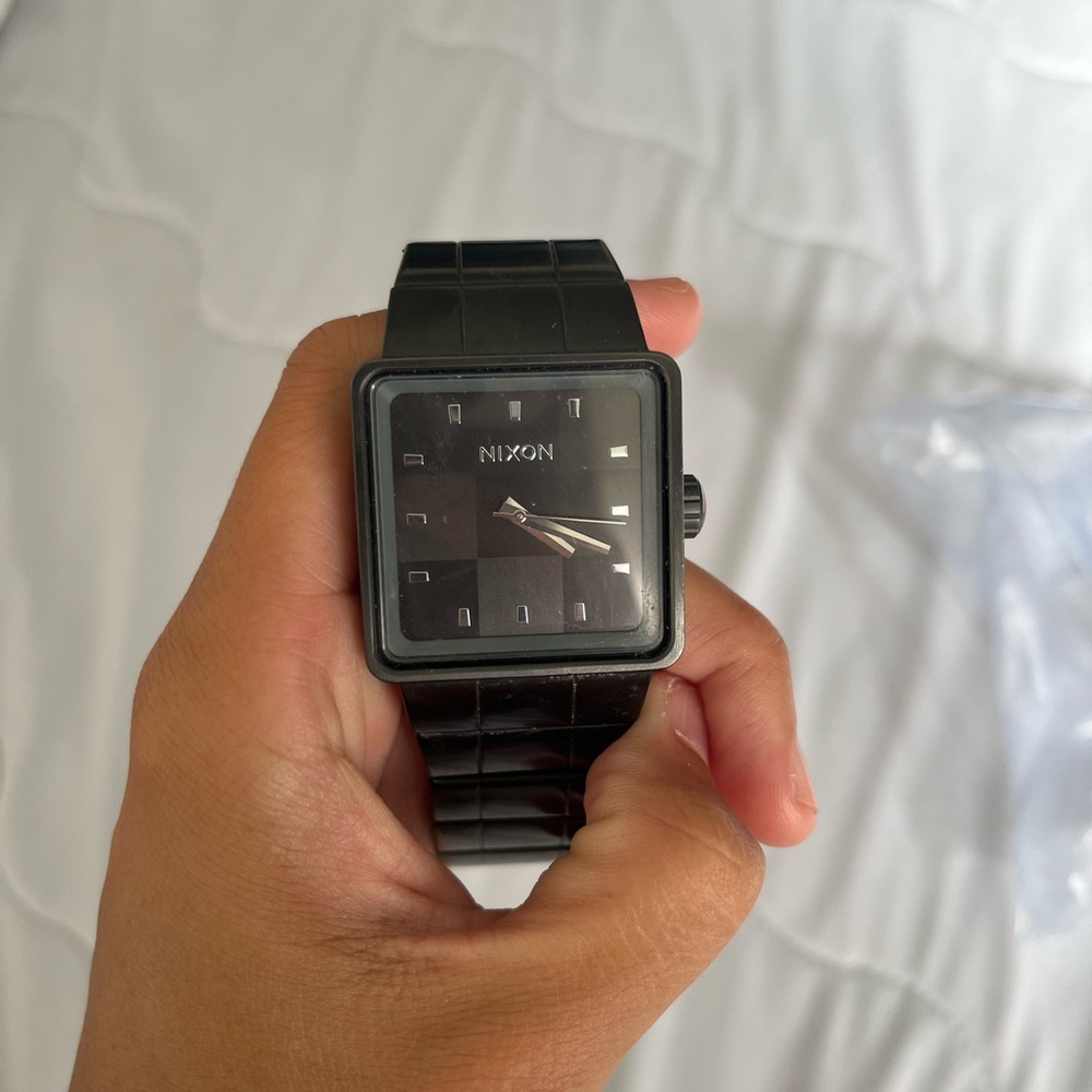 Nixon Black Stainless Steel Watch
